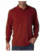 Embroidered (437lbr) Jerzees Adult Long-Sleeve Jersey Polo with SpotShield�