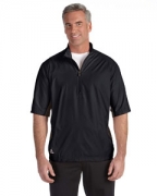 Custom Embroidered adidas Golf Men's climalite Colorblock Half-Zip Wind Shirt
