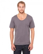 Embroidered Bella + Canvas Men's Jersey Wide Neck T-Shirt