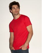 Embroidered Bella Men's 3.6 oz. Poly-Cotton T-Shirt