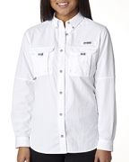 Logo Columbia Ladies' Bahama  Long-Sleeve Shirt