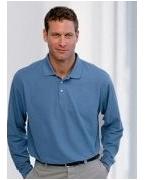 Customized (d110a) Devon & Jones Men's Pima Piqu� Long-Sleeve Polo