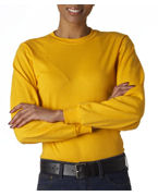 Monogrammed Jerzees Adult Long-Sleeve Heavyweight Blend T-Shirt