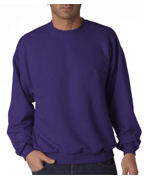 Embroidered Jerzees Adult Mid-Weight Crewneck Sweatshirt