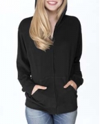 Embroidered Next Level Unisex Sueded Full-Zip Hoodie