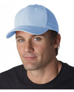 Personalized UltraClub Classic Cut Chino Cotton Twill Constructed Cap