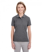 Personalized UltraClub Ladies' Heathered Pique Polo